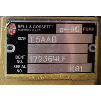 BELL & GOSSETT E-90 179364LF 1.5AAB BE9030T 2HP AB HYDRONIC CIRCULATING PUMP