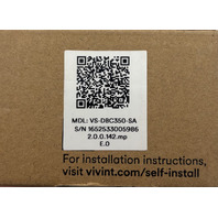 VIVINT DOORBELL CAMERA PRO VS-DBC350-SA FRONT DOOR/PORCH CAMERA