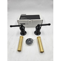 DELTA H583BL WALL MOUNT TUB FILLER HANDLE KIT-LEVER IN MATTE BLACK