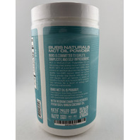 BUBS NATURALLS HALO CREAMER MCT OIL POWDER VEGAN UNFLAVORED EXP: 11/2026