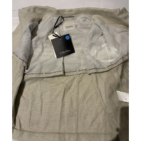 S MAX MARA WOMEN'S STRETCH LINEN COTTON JACKET IN IVORY SMM DATTERO SZ 8 SAMPLE