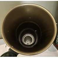 GOLD METAL TRUMPET VASE CENTERPIECE 39" TALL  