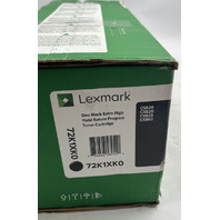 LEXMARK UNISON TONER 72K1XK0 BLACK EXTRA HIGH YIELD RETURN TONER CARTRIDGE 