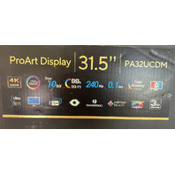 ASUS PA32UCDM 31.5" PROART DISPLAY CLASS 4K UHD OLED MONITOR