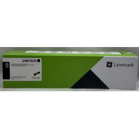 GENUINE LEXMARK 24B7605 ONE BLACK RETURN PROGRAM TONER CARTRIDGE