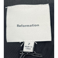 REFORMATION JUNE LOW RISE BLACK SHORTS SIZE 2 1314815BLK002
