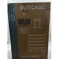 SWEETCRISPY 20" CARRY-ON XLX-20IN-PK V3 PINK SUITCASE YHJ-111 SPINNER