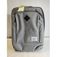 HERSCHEL 40082 HERITAGE SOFTSHELL LUGGAGE LARGE CARRY ON 37L RAVEN CROSSHATCH