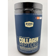 BUBS NATURALS COLLAGEN PEPTIDES UNFLAVORED 10OZ CONTAINER EXP: 04/02/2028