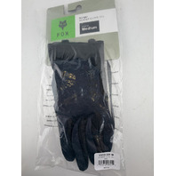 FOX RACING WOMENS RANGER GLOVE GEL SZ MEDIUM COLOR MDNT NAVY 33611-329-M