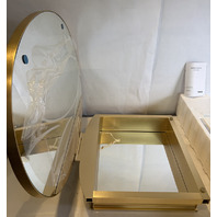 KOHLER VERDERA 35571-BGL FRAMED 24"X33X OVAL MEDICINE CABINET