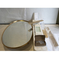 KOHLER VERDERA 35571-BGL FRAMED 24"X33X OVAL MEDICINE CABINET