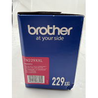 BROTHER GENUINE SUPER HIGH YIELD COLOR TONER CARTRIDGE TN229XXL MAGENTA