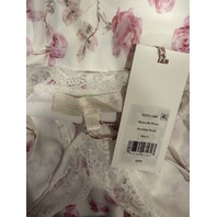 LOVE SHACK FANCY MANUELA HEIRLOOM PRINT SLIP DRESS STERLING DUSK D2171-3306 SZ L