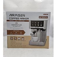 AIRMSEN BCM2308 COFFEE MAKER 20 BAR ESPRESSO MACHINE W/AUTOMATIC MILK FROTHER