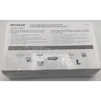 NETGEAR GS305 5-PORT GIG GIGABIT ETHERNET SWITCH 300 SWITCH SERIES