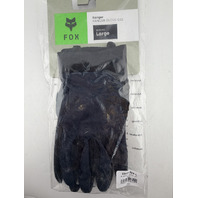 FOX RACING WOMENS RANGER GLOVE GEL SZ LARGE COLOR MDNT NAVY 33611-329-L