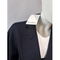 MAX MARA WOMEN'S OVERSIZED CASHMERE COAT MXM CESTO ULTRAMARINE SZ 8 NWT SAMPLE