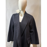 MAX MARA WOMEN'S OVERSIZED CASHMERE COAT MXM CESTO ULTRAMARINE SZ 8 NWT SAMPLE