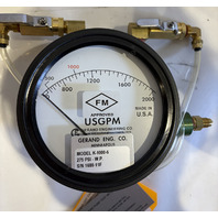 BELL GOSSETT GERAND K-1000-6 FIRE PUMP TEST METER W 6" 743 FLANGE FLOWMETER