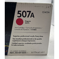 HP LASERJET 507A CE403A TONER CARTRIDGE MAGENTA GENUINE