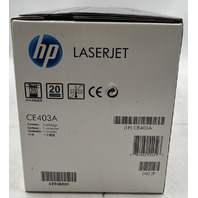 HP LASERJET 507A CE403A TONER CARTRIDGE MAGENTA GENUINE