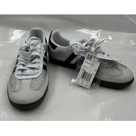 ADIDAS SAMBA OG IH9055 CRYSTAL SIZE 8 WOMENS CRYSTAL WHITE SILVER METALLIC