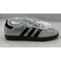 ADIDAS SAMBA OG IH9055 CRYSTAL SIZE 8 WOMENS CRYSTAL WHITE SILVER METALLIC