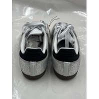 ADIDAS SAMBA OG IH9055 CRYSTAL SIZE 8 WOMENS CRYSTAL WHITE SILVER METALLIC