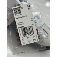 ADIDAS SAMBA OG IH9055 CRYSTAL SIZE 8 WOMENS CRYSTAL WHITE SILVER METALLIC