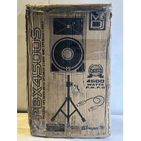 MR DJ PBX4500S 15" 2-WAY PA DJ 4500W ACTIVE LED LIGHTING SPEAKER AND STAND
