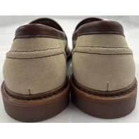 ALLEN EDMONDS RAND RANDOLPH VERSE SAND SU 9.5 E MENS LIGHT BROWN LOAFERS