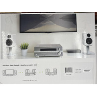 KANTO YU PASSIVE 4" YUP4W WHITE VINYL BOOKSHELF SPEAKER