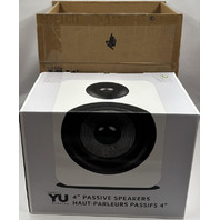 KANTO YU PASSIVE 4" YUP4W WHITE VINYL BOOKSHELF SPEAKER