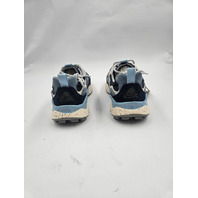 FLOWER MOUNTAIN YAMANO 3 MEN SUEDE/WOOLEN KNIT BLACK/LIGHT BLUE US 8.5 EU 42