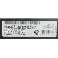 FLOWER MOUNTAIN YAMANO 3 MEN SUEDE/WOOLEN KNIT BLACK/LIGHT BLUE US 8.5 EU 42