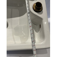 KOHLER 12867-0 CAMERTON 25" WALL-MOUNT BLOW-OUT SERVICE SINK