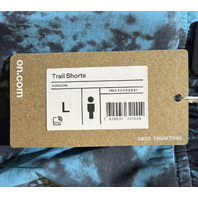 ON CLOUD MEN'S TRAIL SHORT IN COLOR HORIZON 1ME30062621 SIZE L LARGE NWT