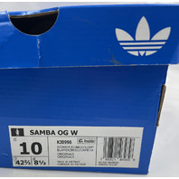 ADIDAS SAMBA OG KJ0996 CREAM AND BROWN SIZE 10 WOMENS WONDER WHITE DUSKY BRONZE