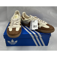 ADIDAS SAMBA OG KJ0996 CREAM AND BROWN SIZE 10 WOMENS WONDER WHITE DUSKY BRONZE