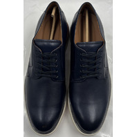 ALLEN EDMONDS CARSON VENET TBCCO SU 9.5D NAVY BLUE DRESS SHOES