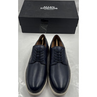 ALLEN EDMONDS CARSON VENET TBCCO SU 9.5D NAVY BLUE DRESS SHOES