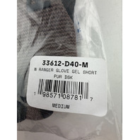 FOX RACING WOMEN'S RANGER GLOVE GEL SHORT SZ MEDIUM PURE DUSK 33612-D40-M