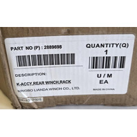 POLARIS 2889698 1000LB WORK LOAD REAR CARGO BOX WINCH W/ 50' LINE FOR RANGER UTV