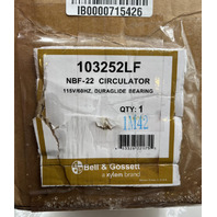 BELL & GOSSETT 103252LF MODEL NBF-22 CIRCULATOR PUMP 115V/60HZ