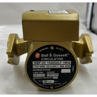 BELL & GOSSETT 103252LF MODEL NBF-22 CIRCULATOR PUMP 115V/60HZ