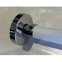 KOHLER 46" CONTEMPORARY CURVED SHOWER ROD IN POLISHED STAINLESS