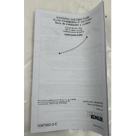 KOHLER 46" CONTEMPORARY CURVED SHOWER ROD IN POLISHED STAINLESS