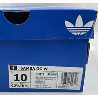 ADIDAS SAMBA OG IH3977 PINK TREFOIL PATTERN SIZE 10 WOMENS SANDY PINK