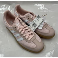ADIDAS SAMBA OG IH3977 PINK TREFOIL PATTERN SIZE 10 WOMENS SANDY PINK